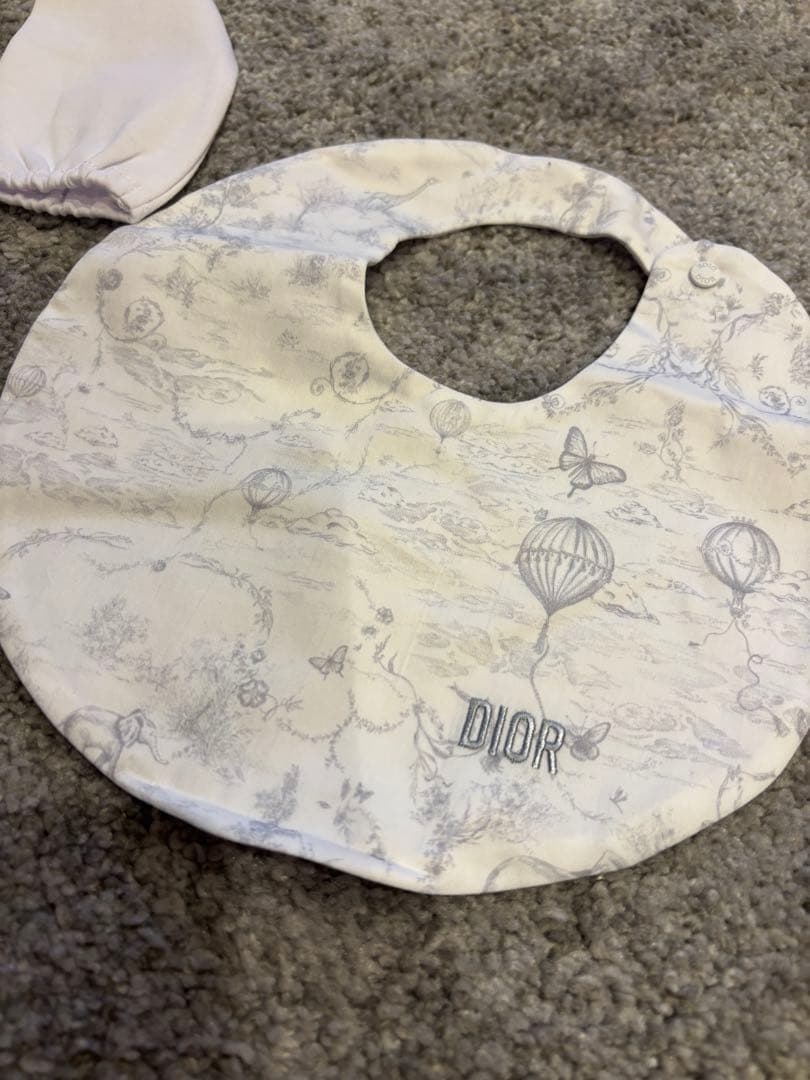 、*様 baby DIOR ロンパース 帽子 スタイ ギフトセット