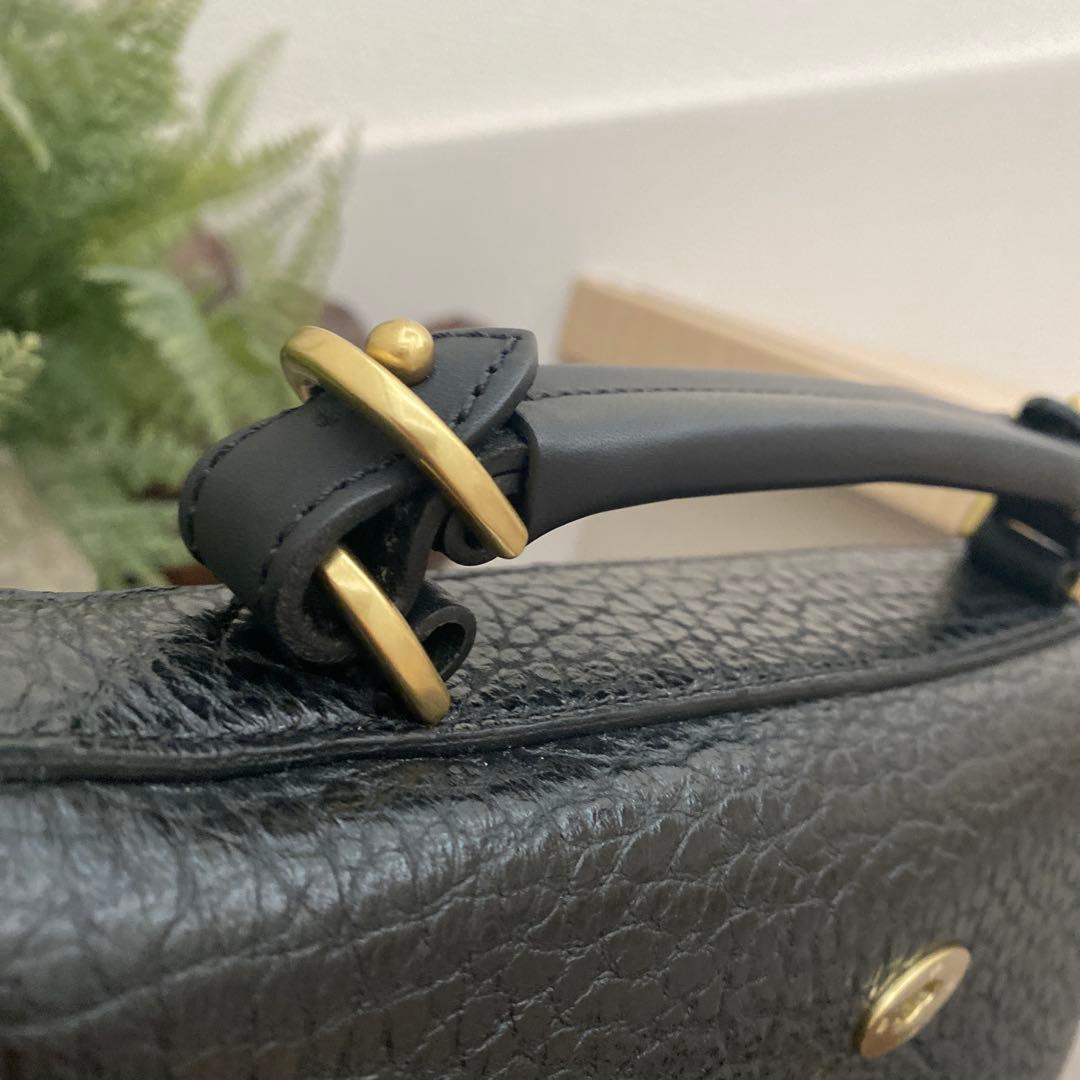 美品★mulberryマルベリー★Brynブリン★本革ハッグ★ストラップ欠品
