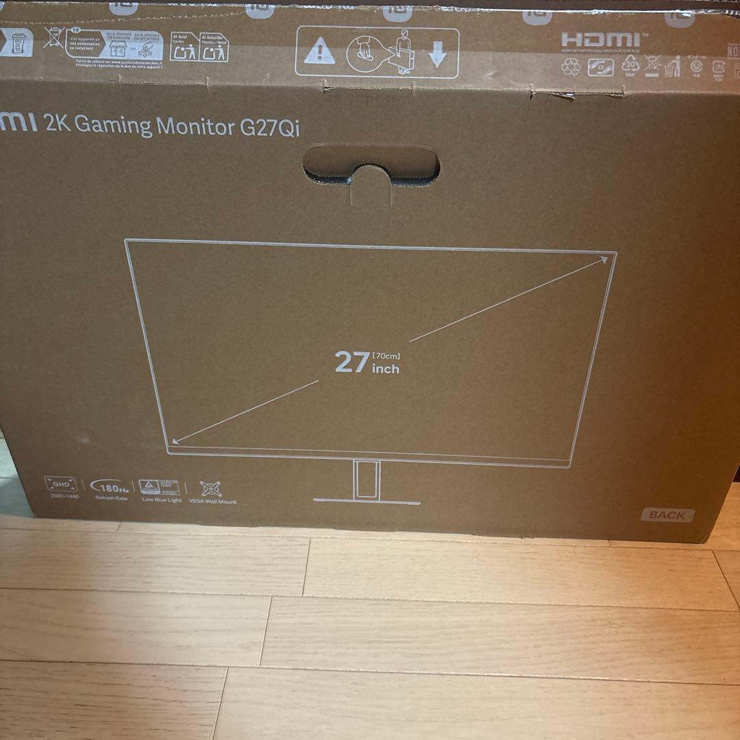 Xiaomi ゲーミングモニター G27Qi 27インチ WQHD180Hz