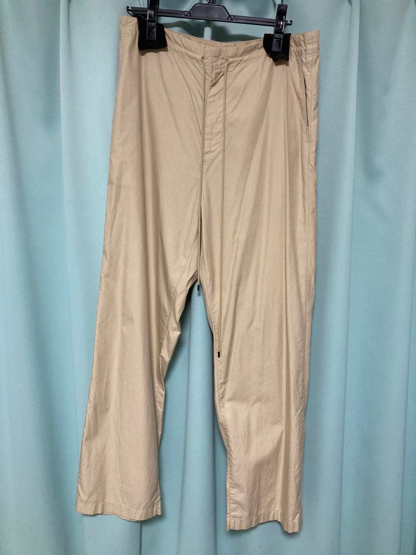 タグ付き Size4 WASHED FINX TWILL EASY WIDE