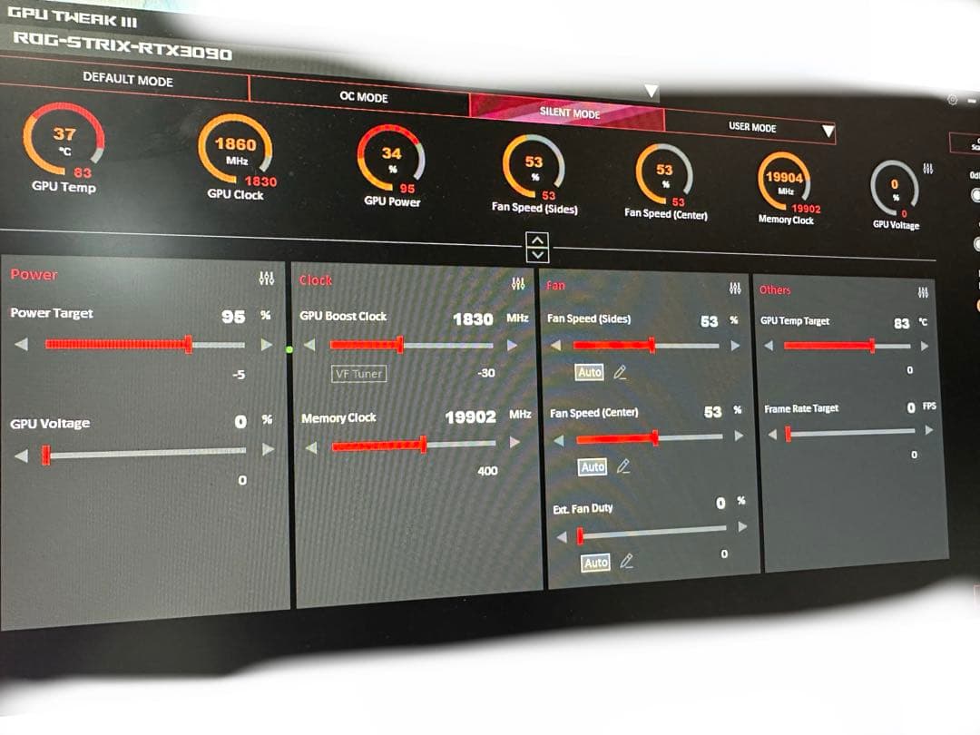 ROG-STRIX-RTX3090-O24G-WHITE 本体　希少白