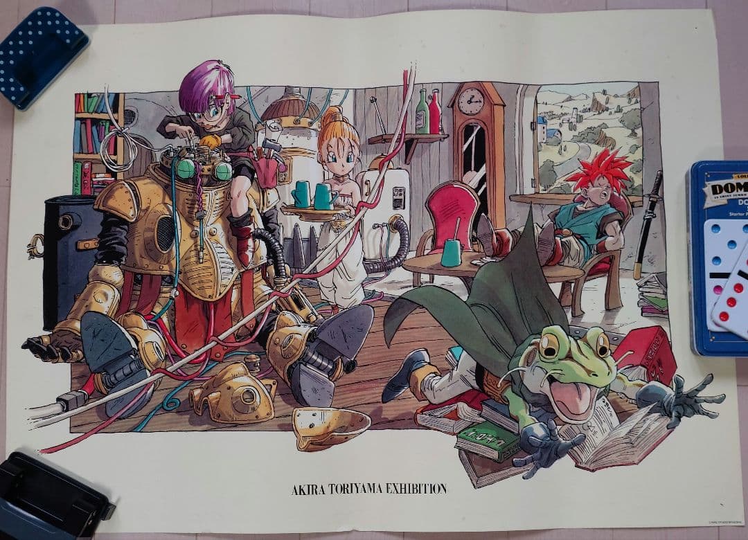 【鳥山明の世界】複製原画ポスター　B2サイズ　クロノトリガー