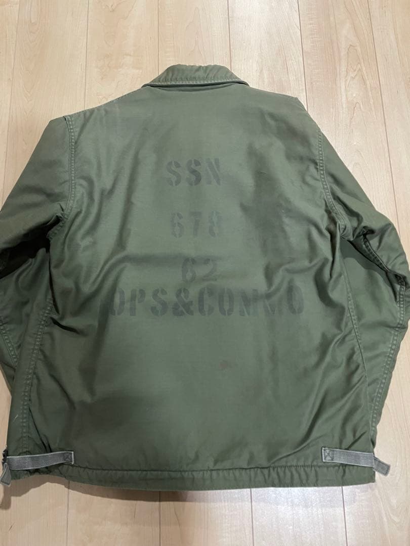 ミリタリー A2 デッキジャケット ビンテージ 80s