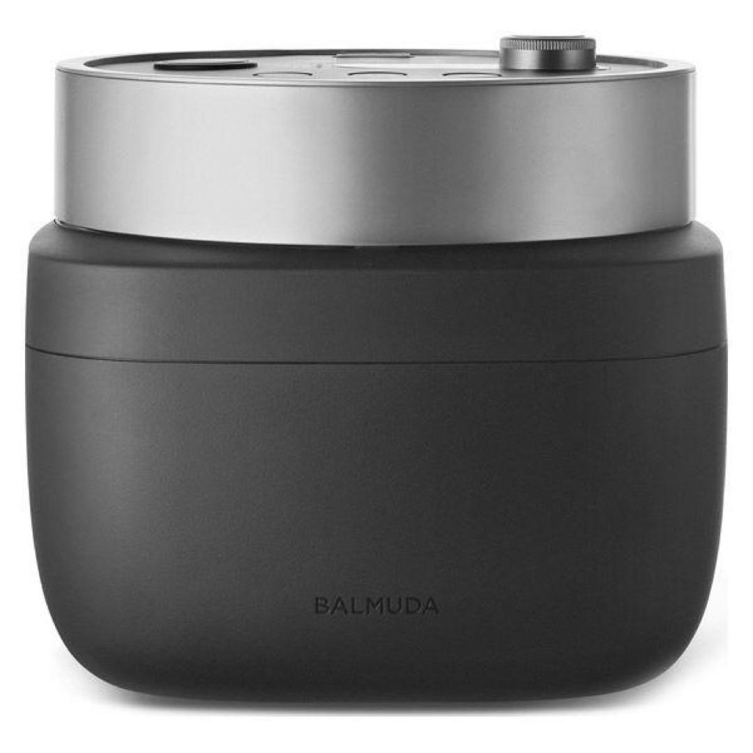 【新品】最新型 バルミューダ炊飯器 BALMUDA 3合炊き K08A-BK