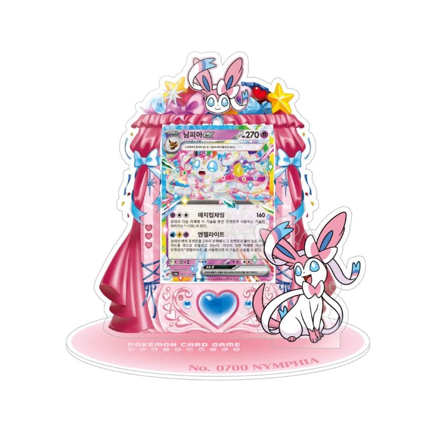 ポケモン　ニンフィア　イーブイ　ブイズ　韓国限定　アクリルカードスタンド