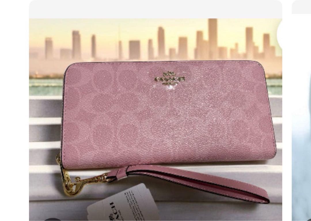 COACH ピンク 長財布【新品】