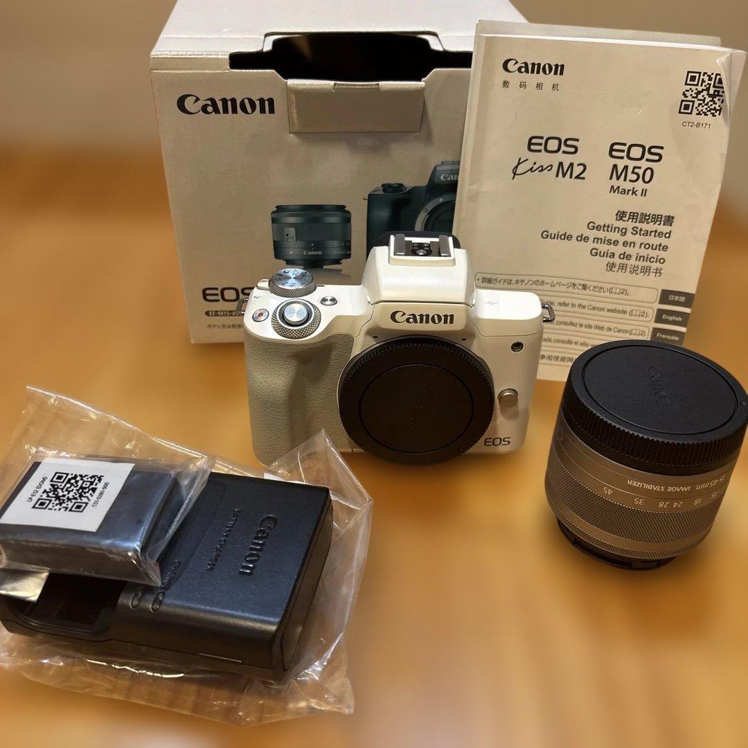 Canon EOS kissm2ホワイト　美品