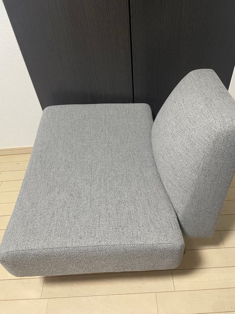 【美品】IDEE 無印良品 AO SOFA グレー 1人掛け