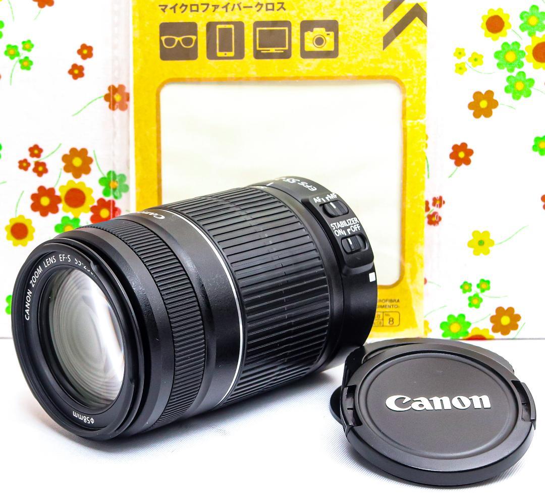 キャノン Canon EF-S 55-250mm IS Ⅱ☆手振れ補正付☆美品