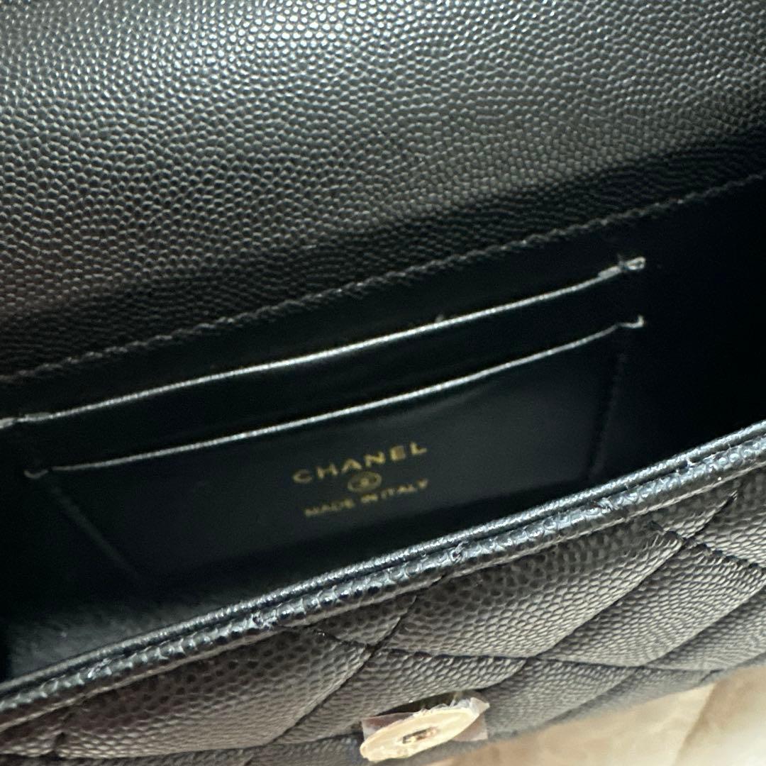 CHANEL 新品ノベルティ　ショルダーバッグ　ゴールドチェーン　ブラック