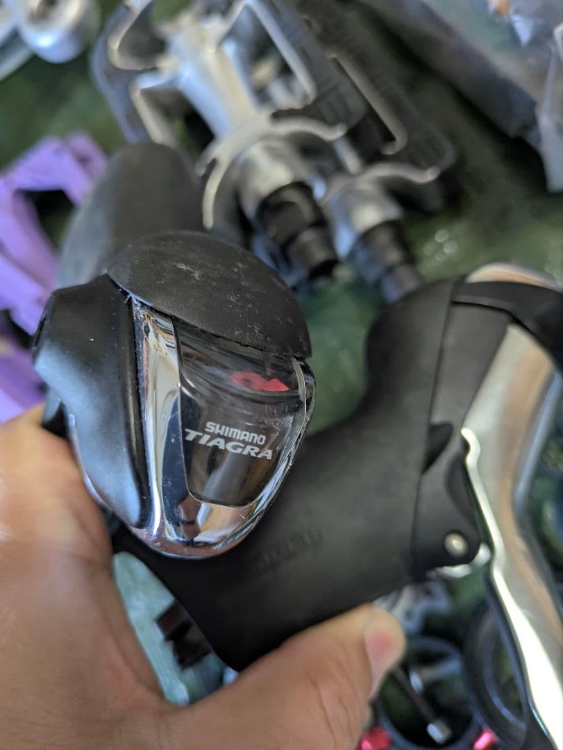 ジャンク自転車　ロードバイク　パーツ　部品　セット