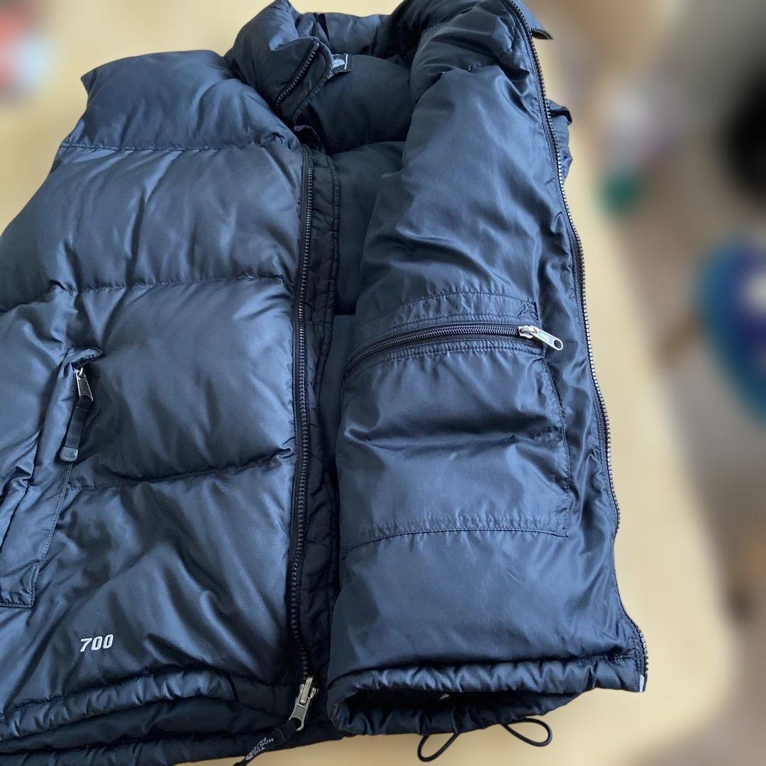 ‼️めちゃん‼️ノースフェイス　ヌプシ　ダウンベスト　希少‼️ センターロゴ