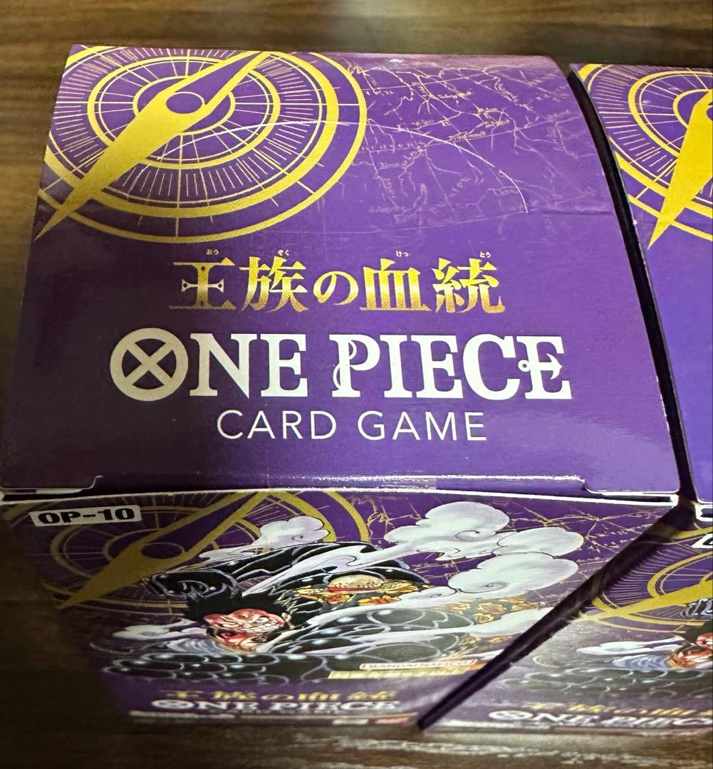 ワンピースカード　王族の血統　box テープ付き　2box