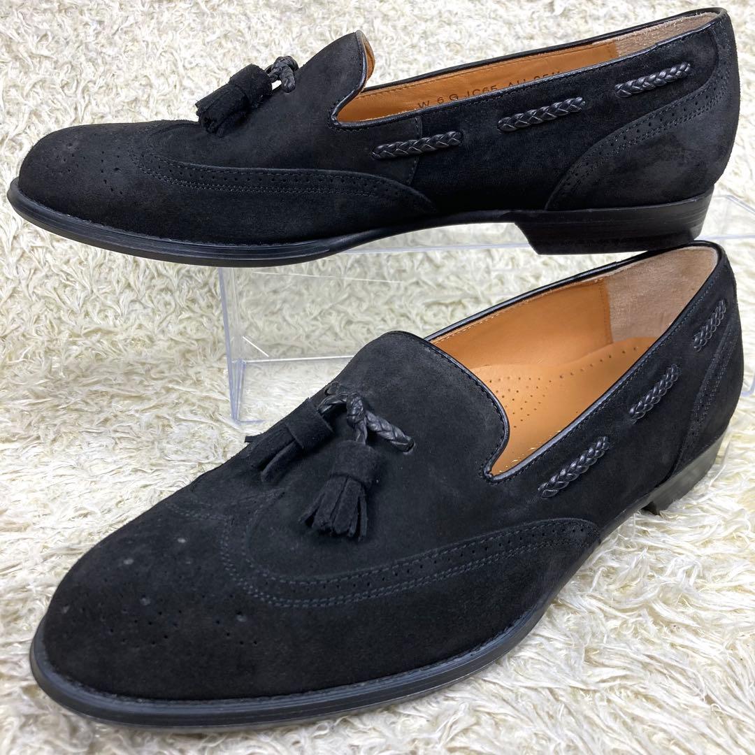 『美品』REGAL リーガル タッセルローファー スリッポン ブラック レザー