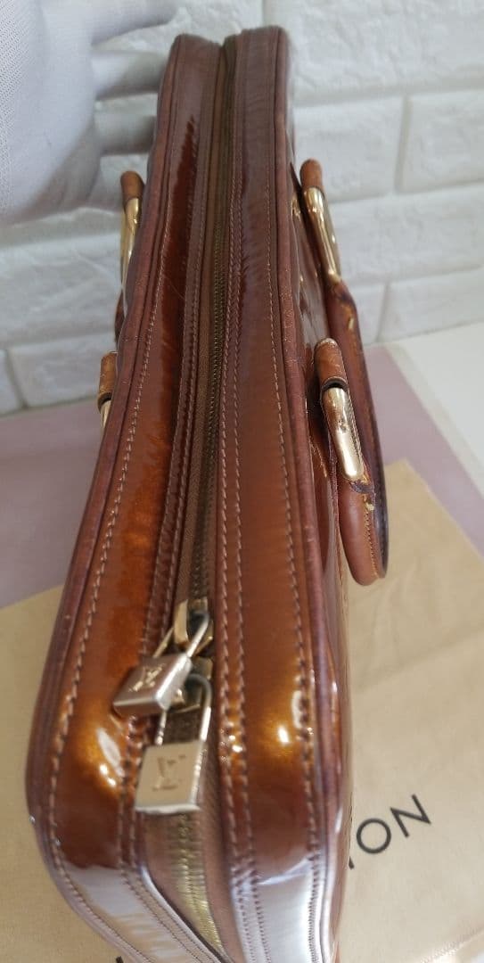 LOUIS VUITTON モノグラム ヴェルニ ヴァンダム ビジネスバッグ