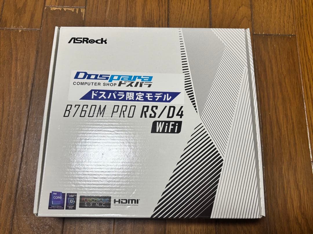 マザーボード ASRock B760M PRO RS/D4 WiFi