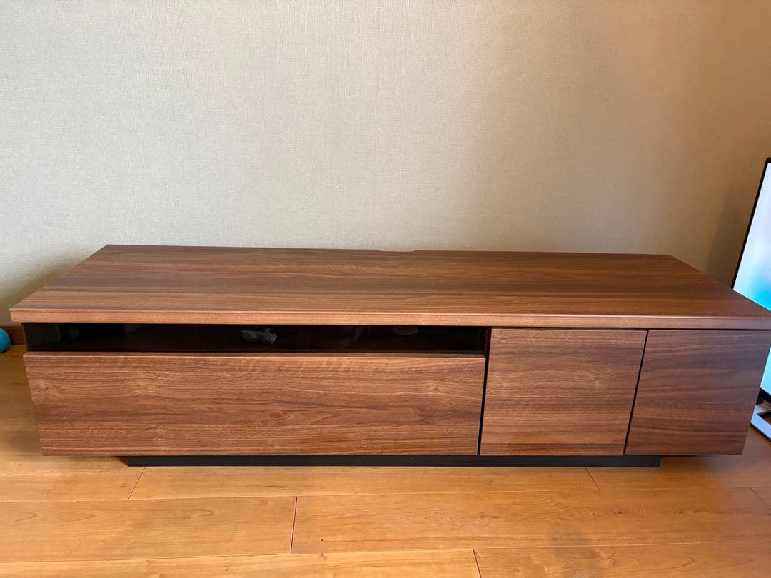 ウォールナット テレビ台 引き出し付き