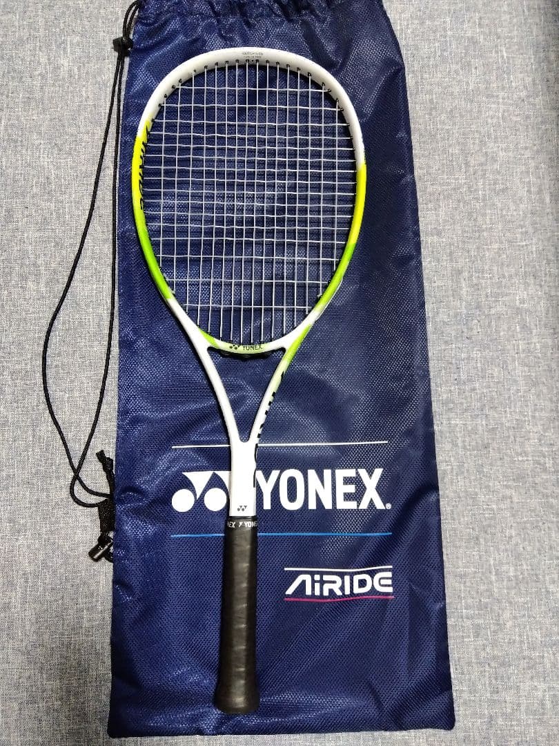YONEX AiRIDE 軟式テニスラケット ガット張り上げ済 保証書付き