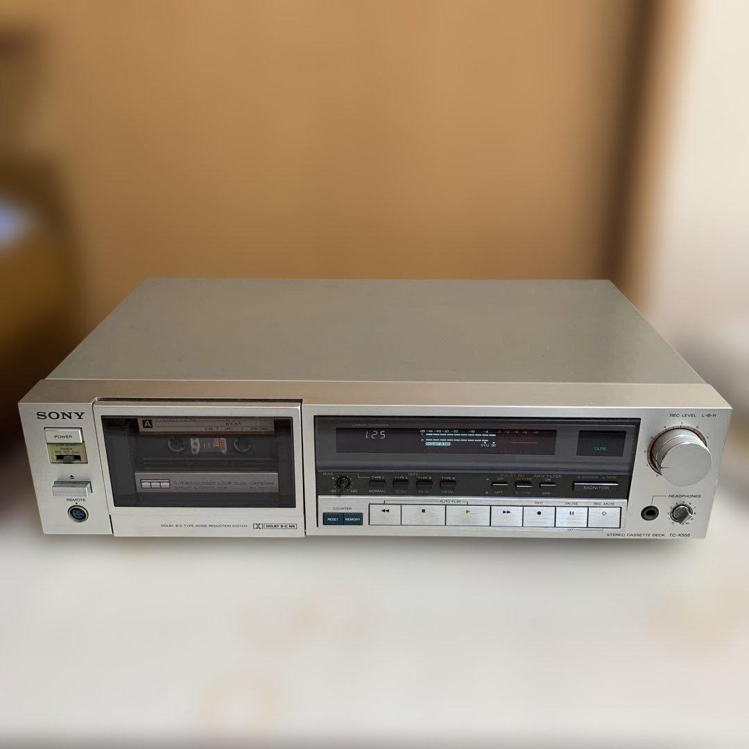 美品 SONY TC-K555 カセットデッキ