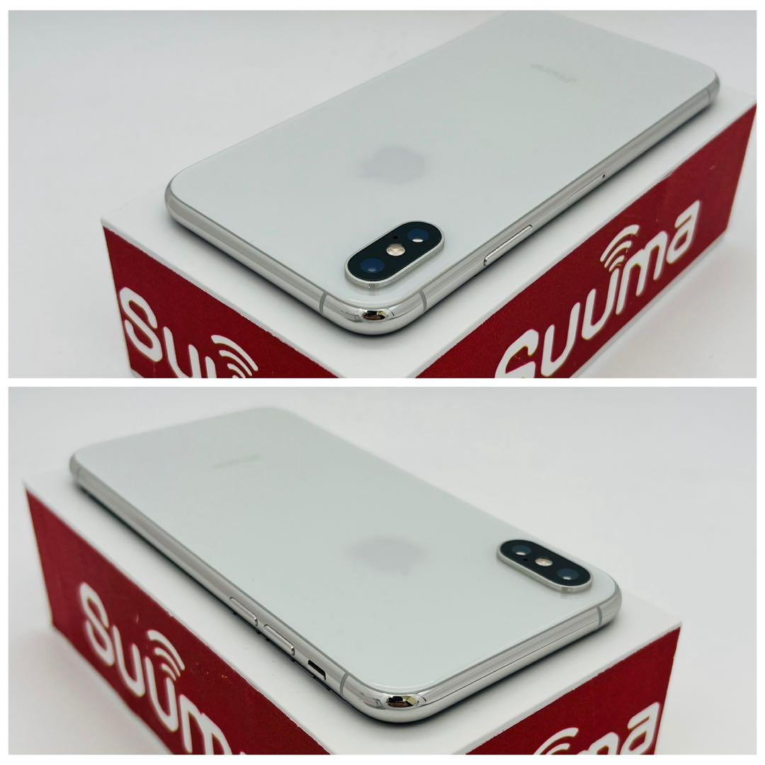 A 100% iPhone XS 256 GB SIMフリー シルバー 本体