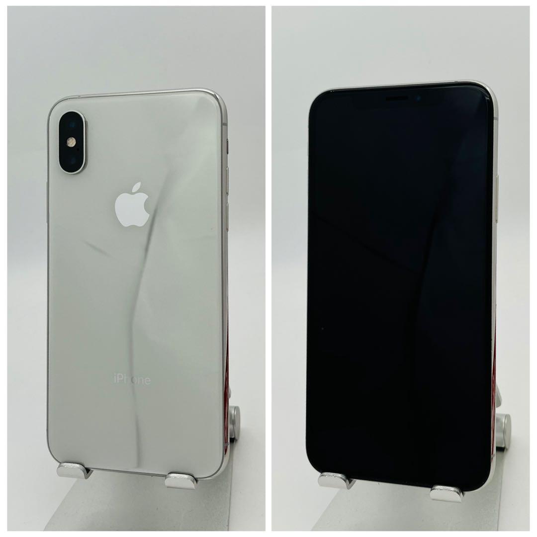 A 100% iPhone XS 256 GB SIMフリー シルバー 本体