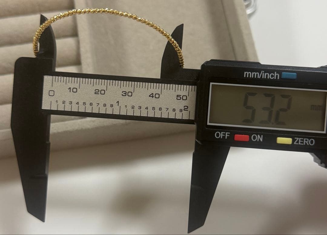 Xoxo　K18バングル　18金　ミラーボール　ブレスレット　キラキラ