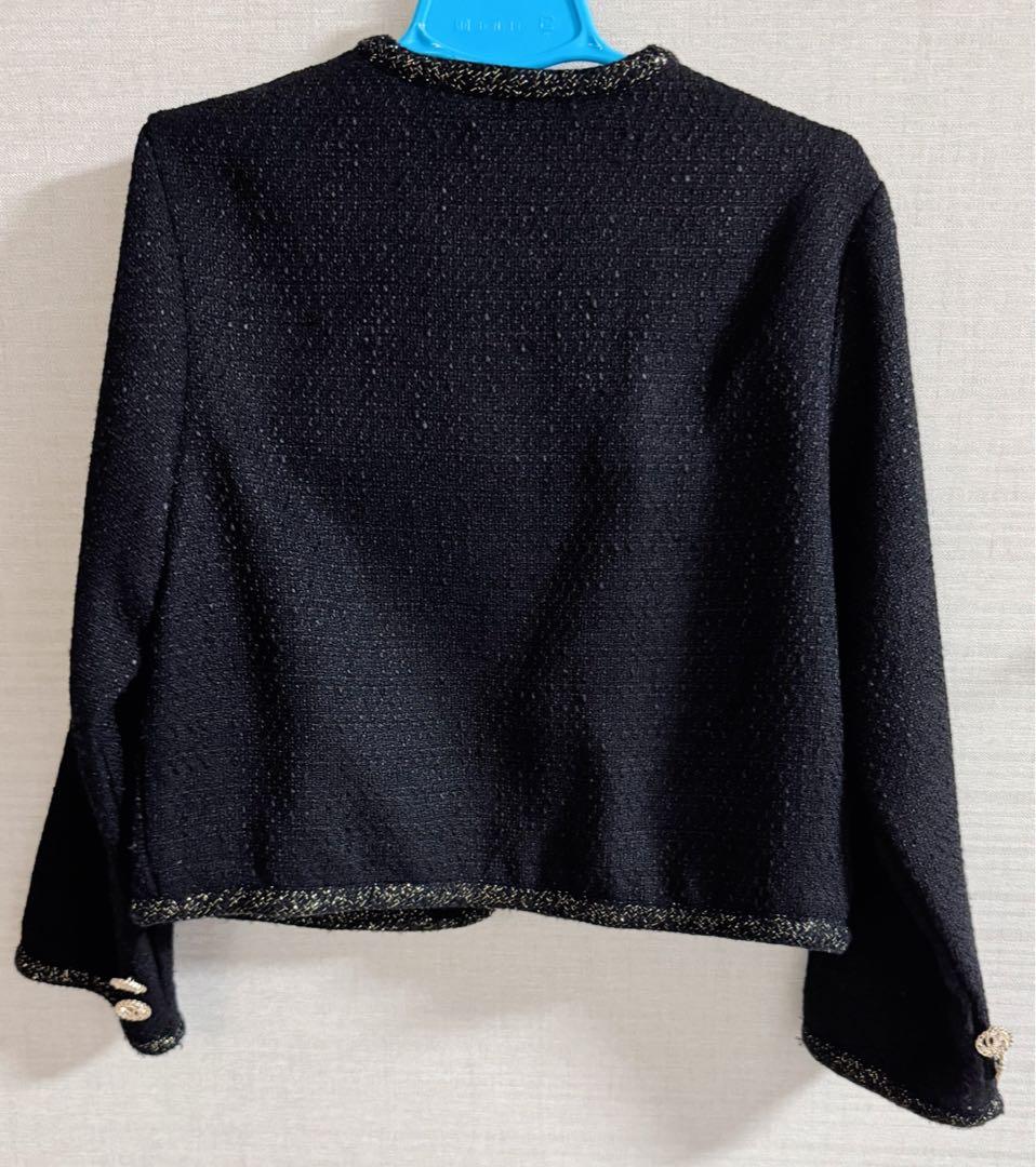 Rora 黒ジャケット 130cm