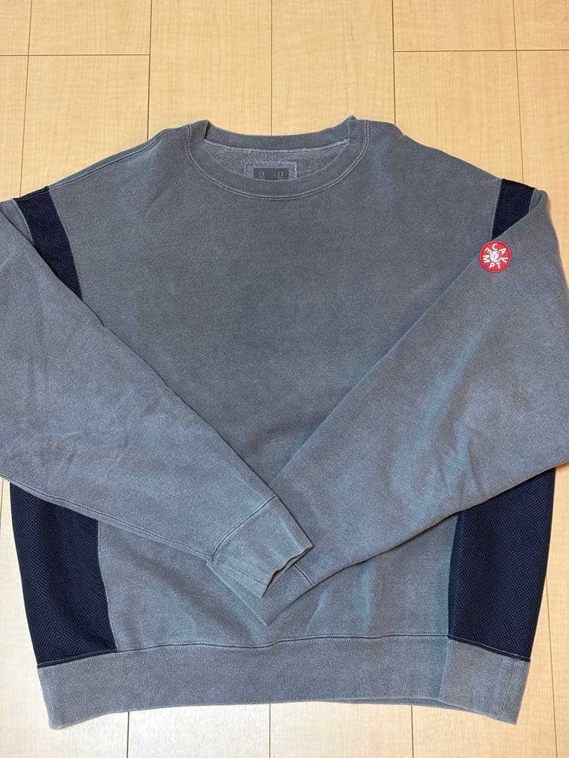 C.E メッシュサイドパネル トレーナー グレー