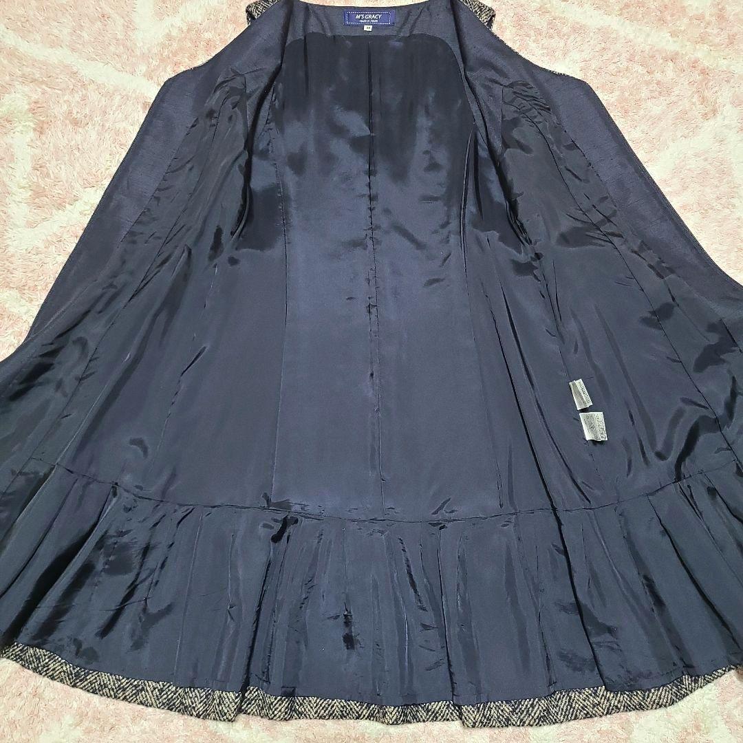 【本日限定価格】M'S GRACY　ツイード風ジャンパースカート 38　美品