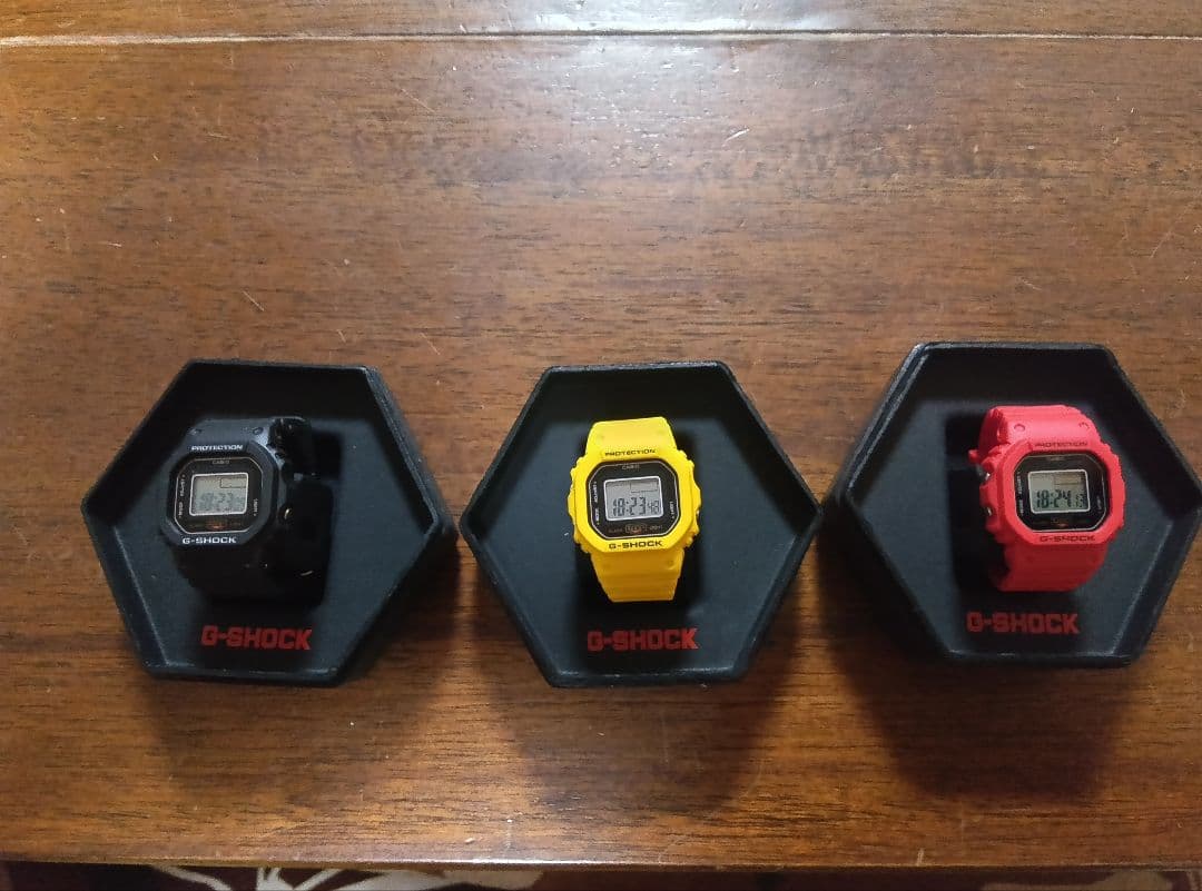 G-SHOCKnano　DWN-5600-1JR.4JR.9JR 3本セット
