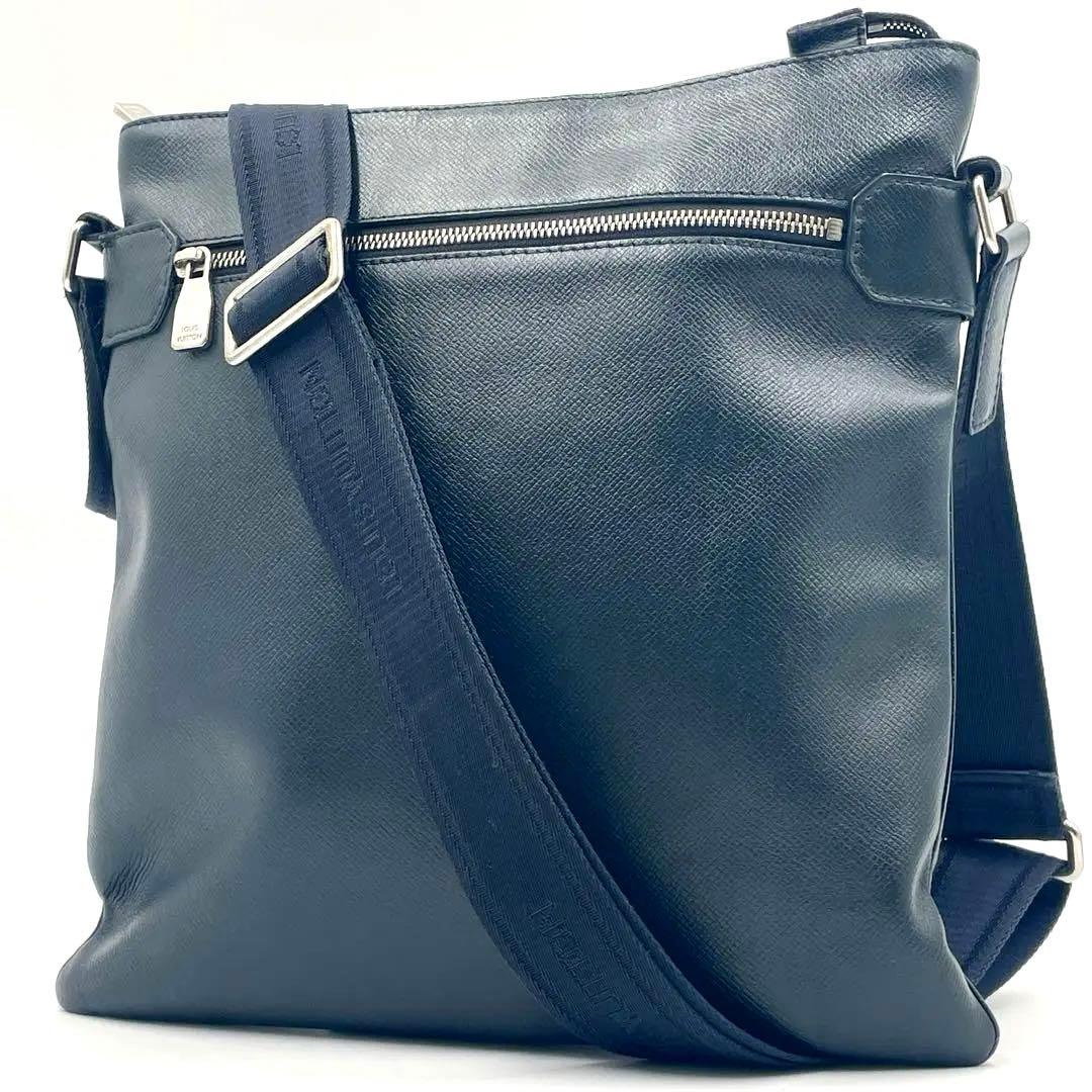 【極美品】ルイヴィトン タイガ サシャ ショルダーバッグ クロスボディ ブラック