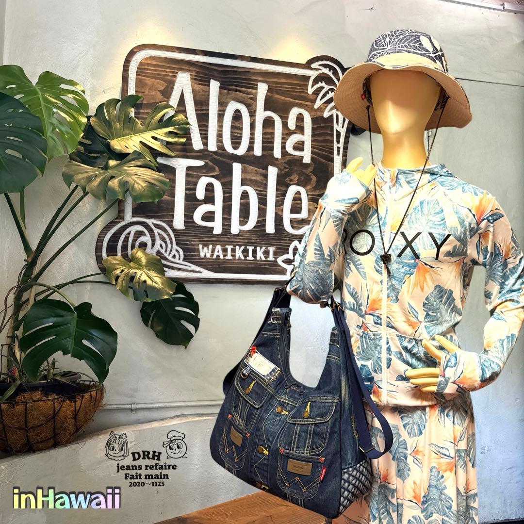 デニムリメイクバッグ 多機能性 Lサイズ