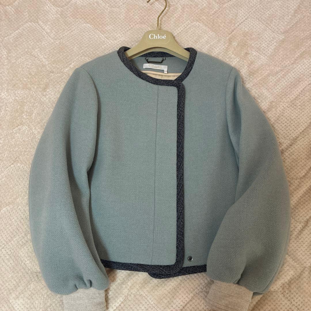 極美品⭐️Chloé ライトグリーン　コート　36