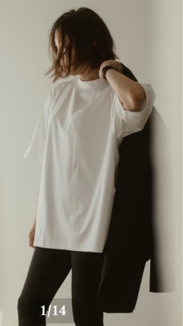 新品タグ付　ミーラベル　高橋志津奈　Tシャツ白