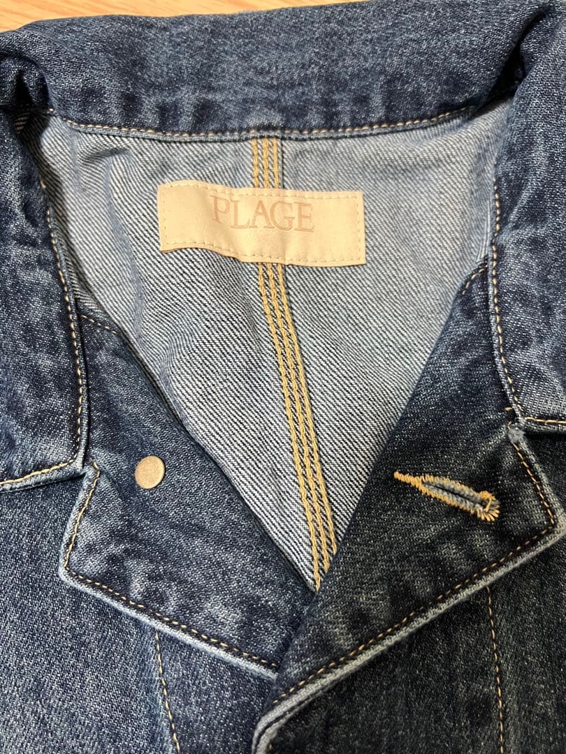 マヌカハニー plage coverall デニムカバーオール38