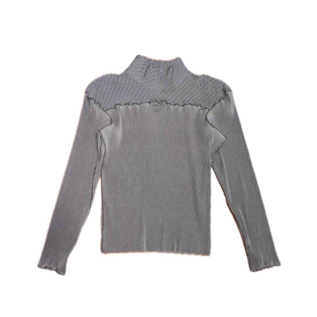 kotohayokozawa todo シュリンクトップス グレー