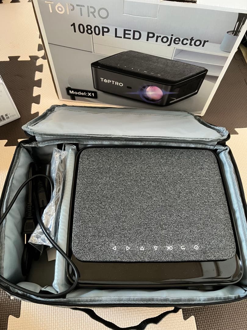TOPTRO 1080P LED プロジェクター Model:X1
