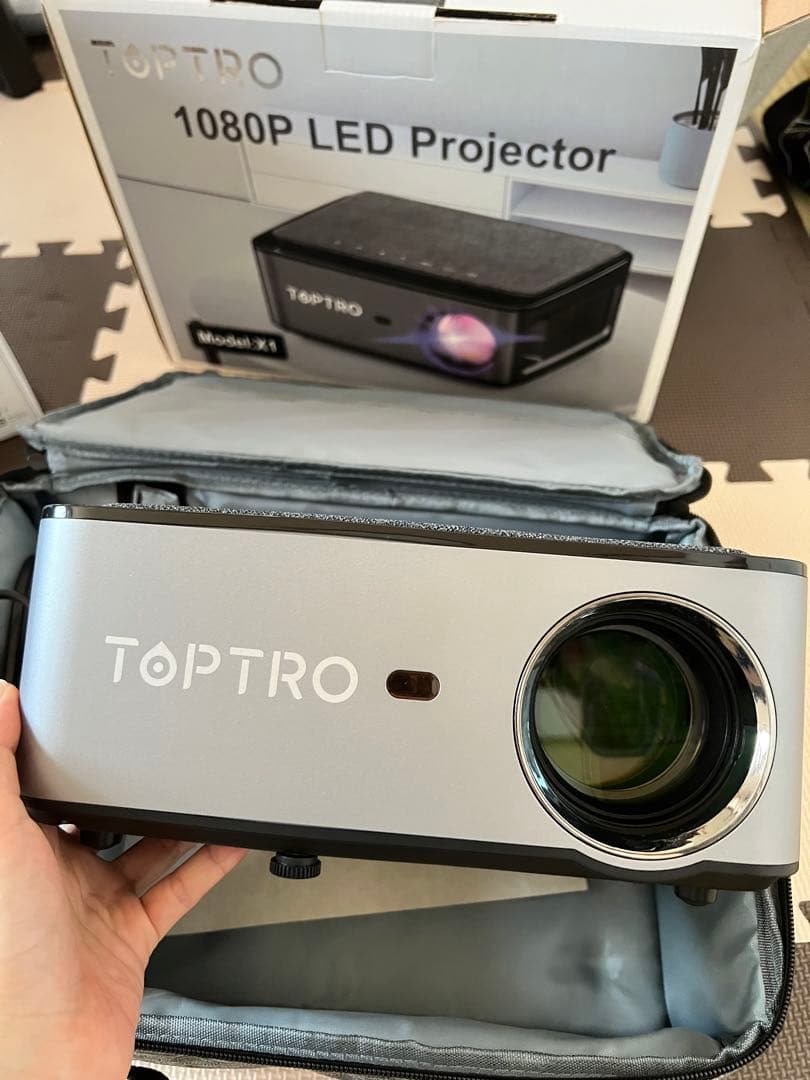 TOPTRO 1080P LED プロジェクター Model:X1