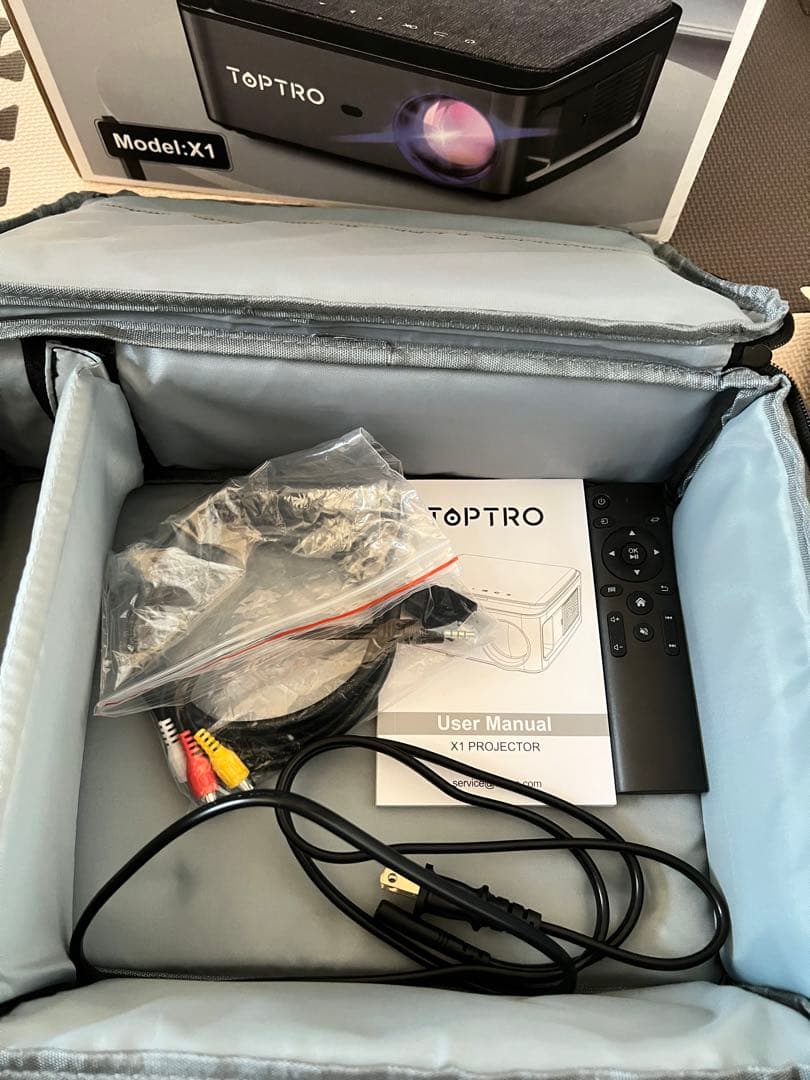 TOPTRO 1080P LED プロジェクター Model:X1