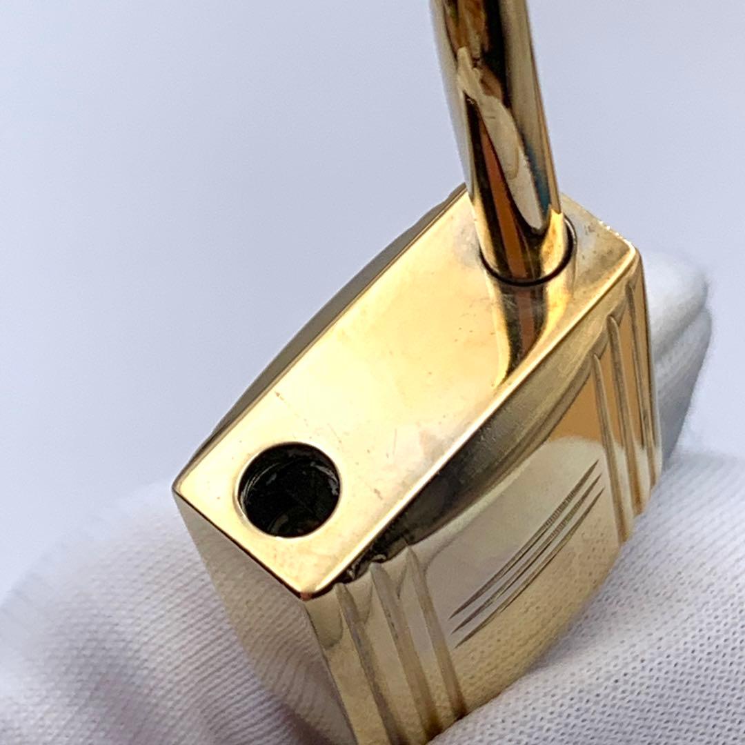 HERMES エルメス カデナ 60番 ゴールド 24Kメッキ 鍵付き 南京錠