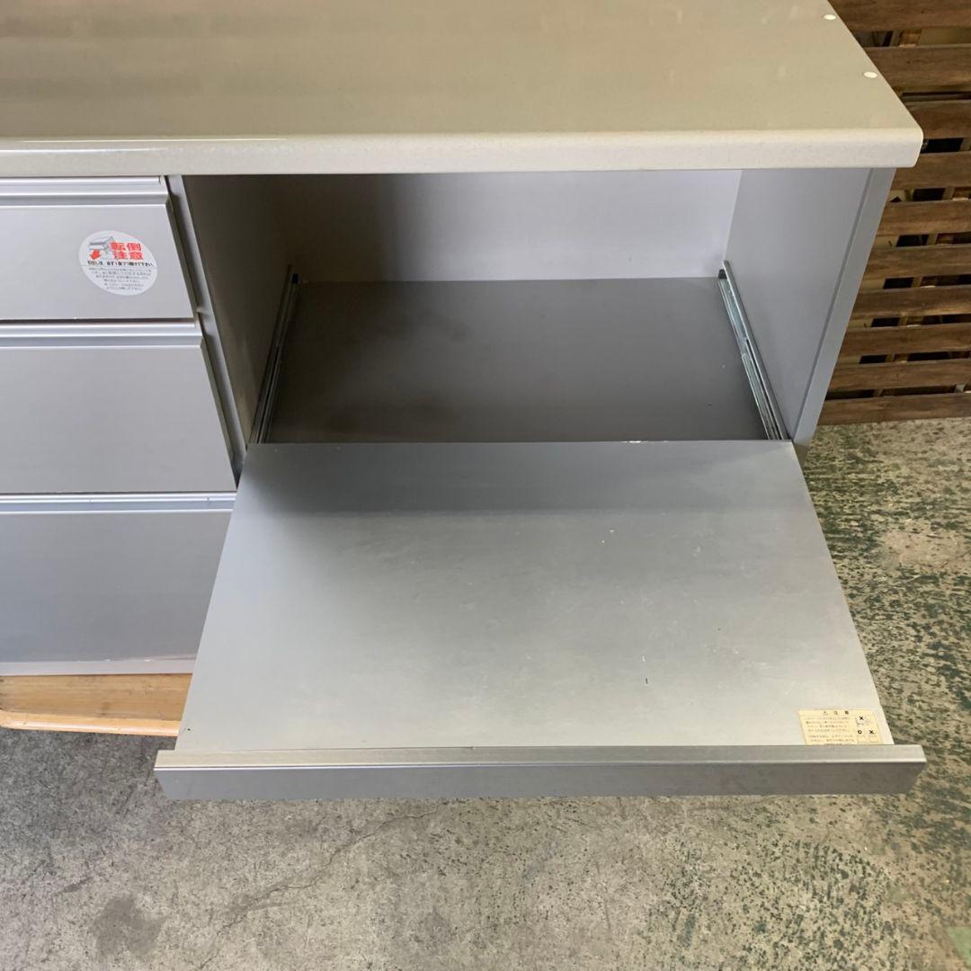 H682 キッチンボード キッチンカウンター 収納 幅1350mm