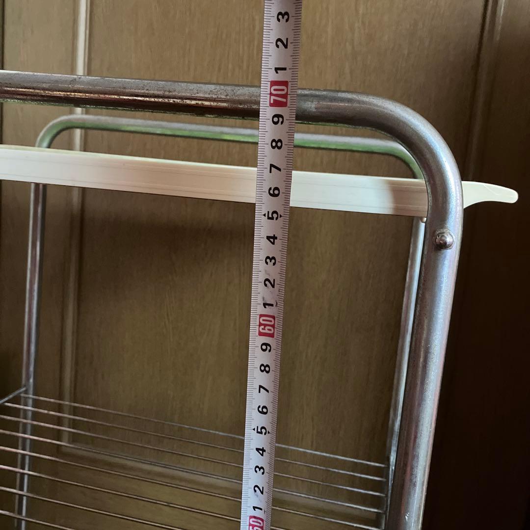 レトロ　花柄　キッチンワゴン