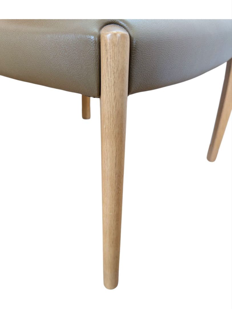 【極上品】浜本工芸 ダイニングチェア DC-5400 合成皮革 レザーチェア