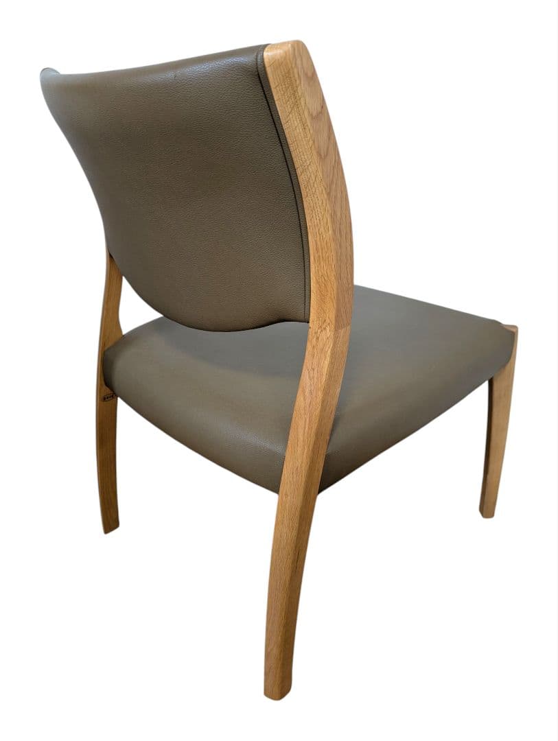 【極上品】浜本工芸 ダイニングチェア DC-5400 合成皮革 レザーチェア