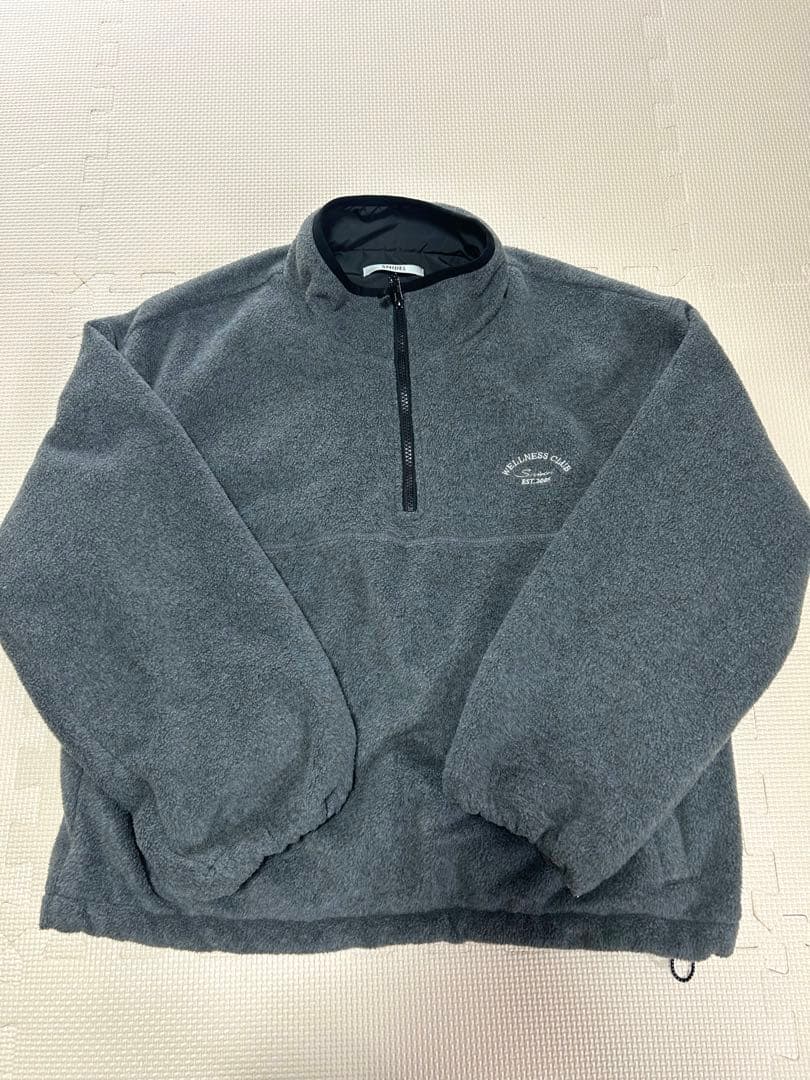 SNIDEL ハーフジッププルオーバー　GY