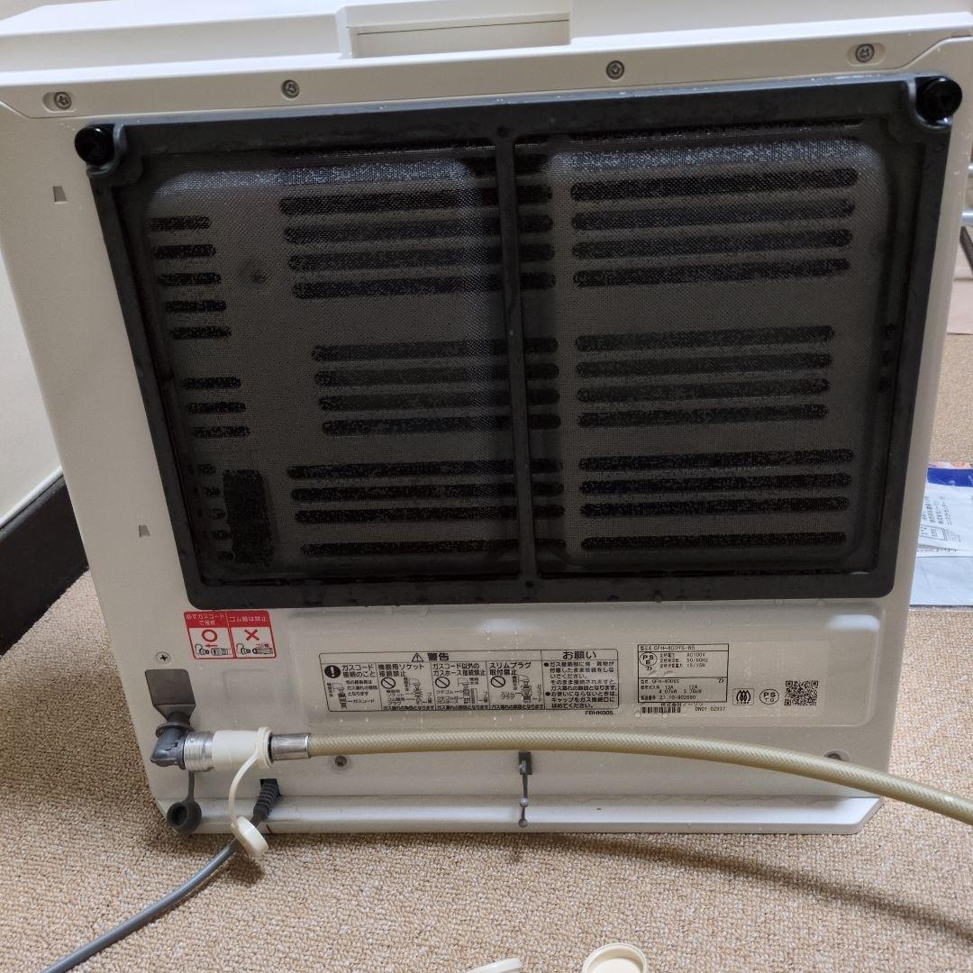 ノーリツ GFH-4007S-W5 ガスファンヒーター スノーホワイト 都市ガス
