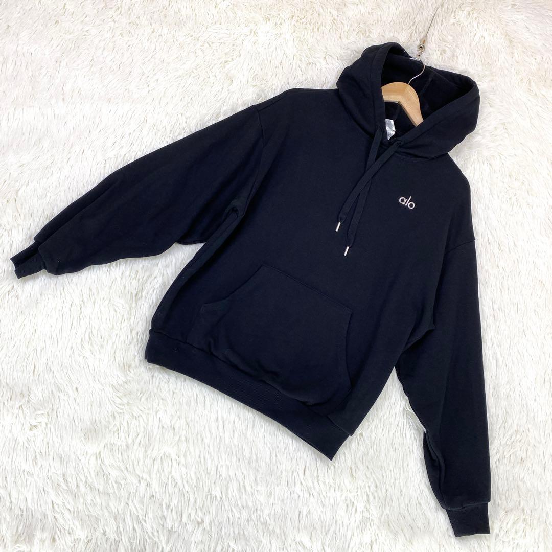 『alo yoga』 (XS) フード付き パーカー
