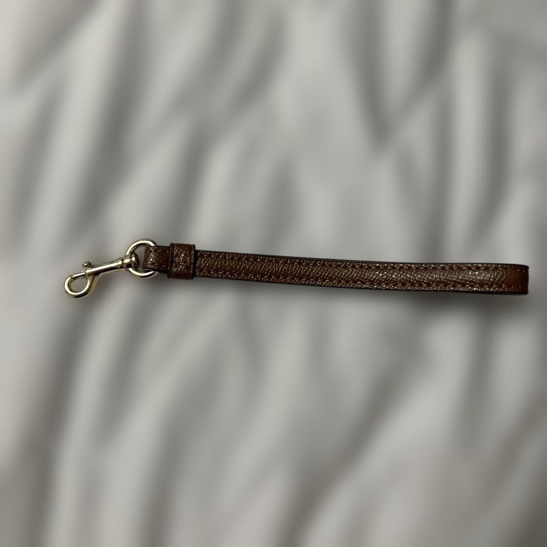 coach シグネチャー×レザー茶色