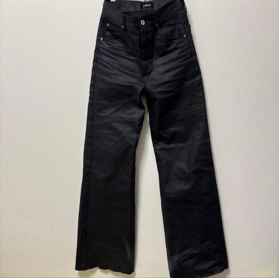 lustyコーティングバギーデニム