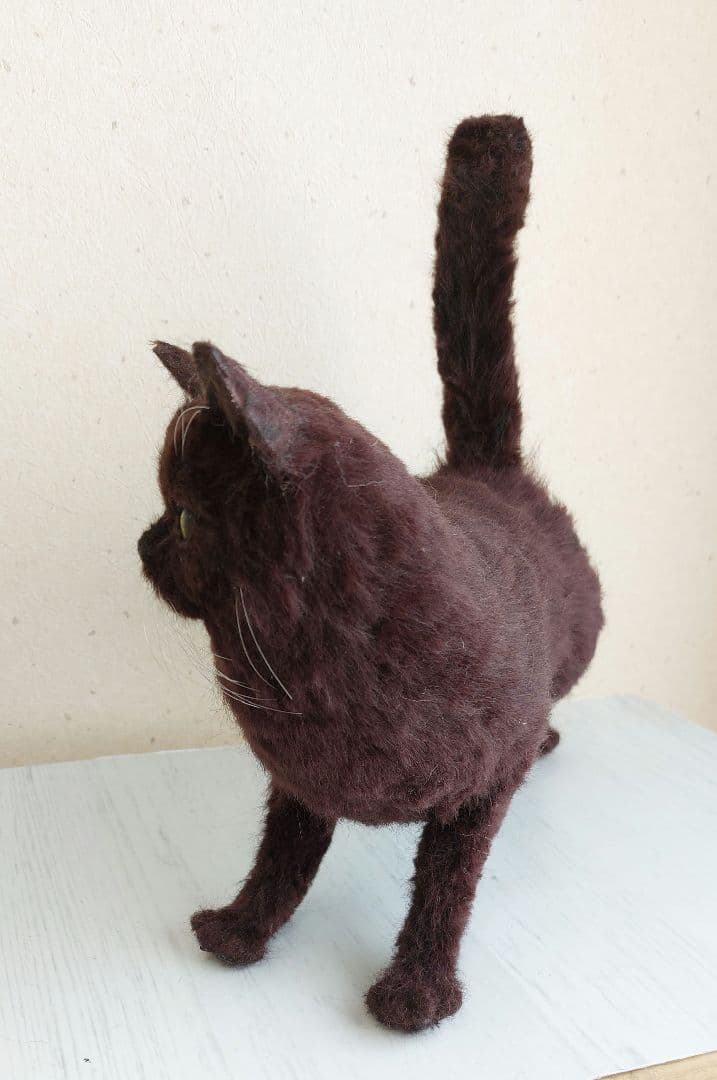 羊毛フェルト　猫(黒猫)